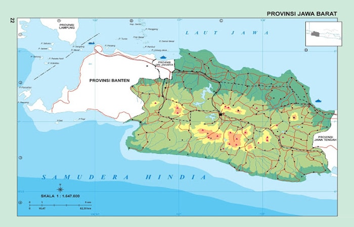 Peta Buta Jawa Barat