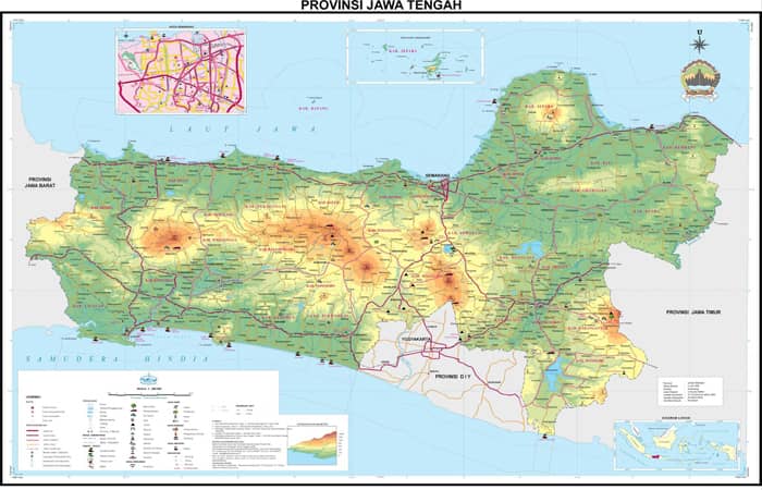 Peta Jawa Tengah