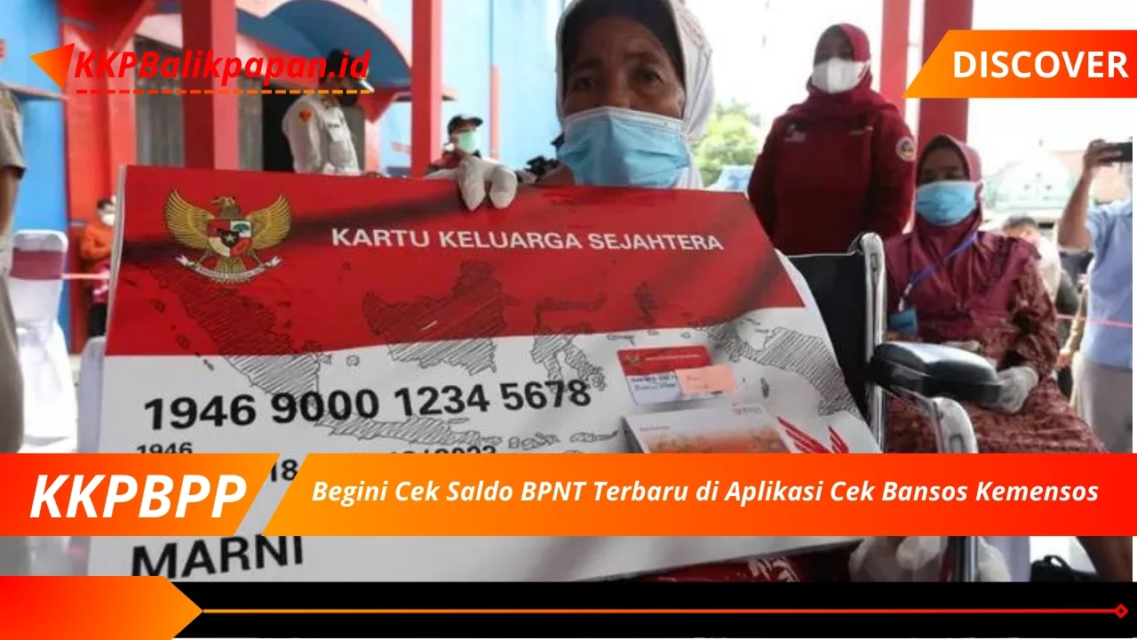 Begini Cek Saldo BPNT Terbaru di Aplikasi Cek Bansos Kemensos