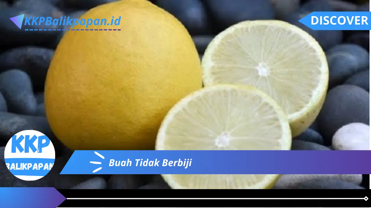 Buah Tidak Berbiji