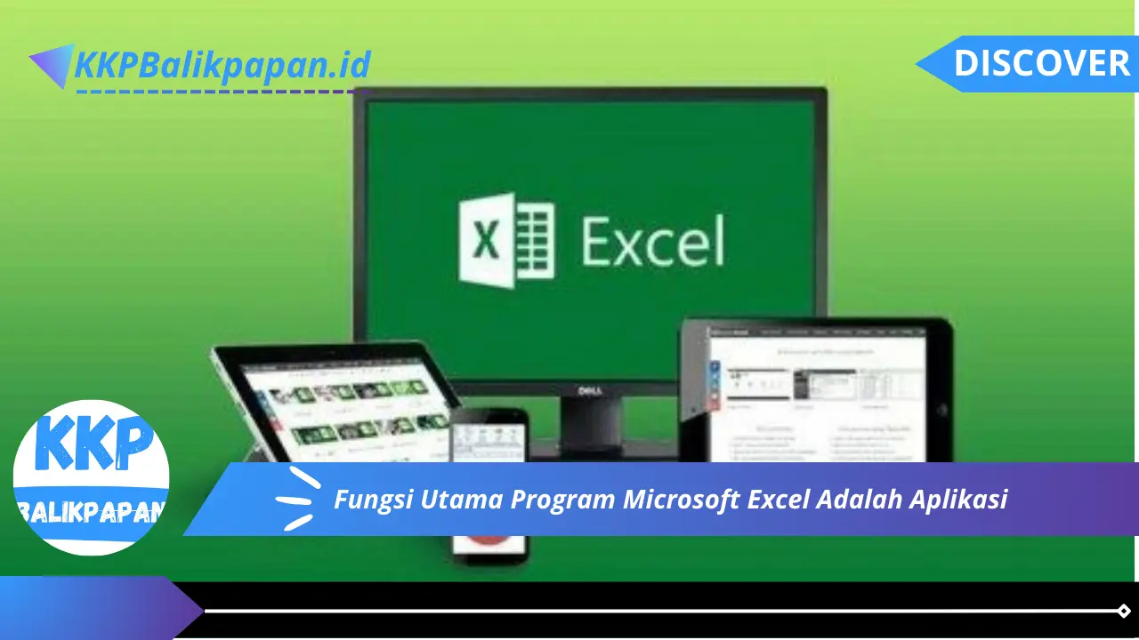 Fungsi Utama Program Microsoft Excel Adalah Aplikasi