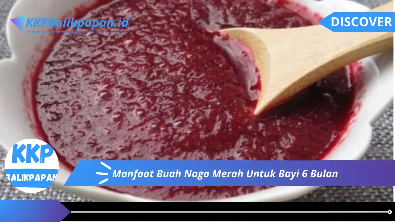 Manfaat Buah Naga Merah Untuk Bayi 6 Bulan