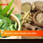 Manfaat Daun Pandan dan Jahe