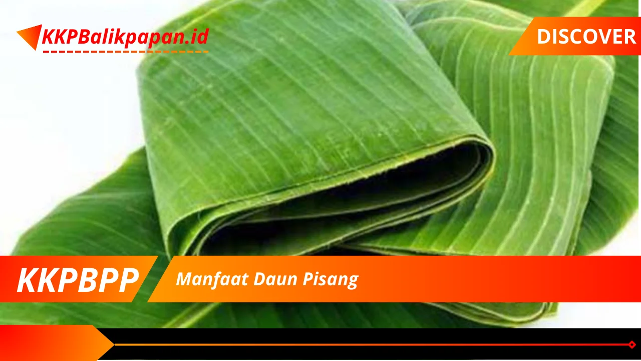 Manfaat Daun Pisang