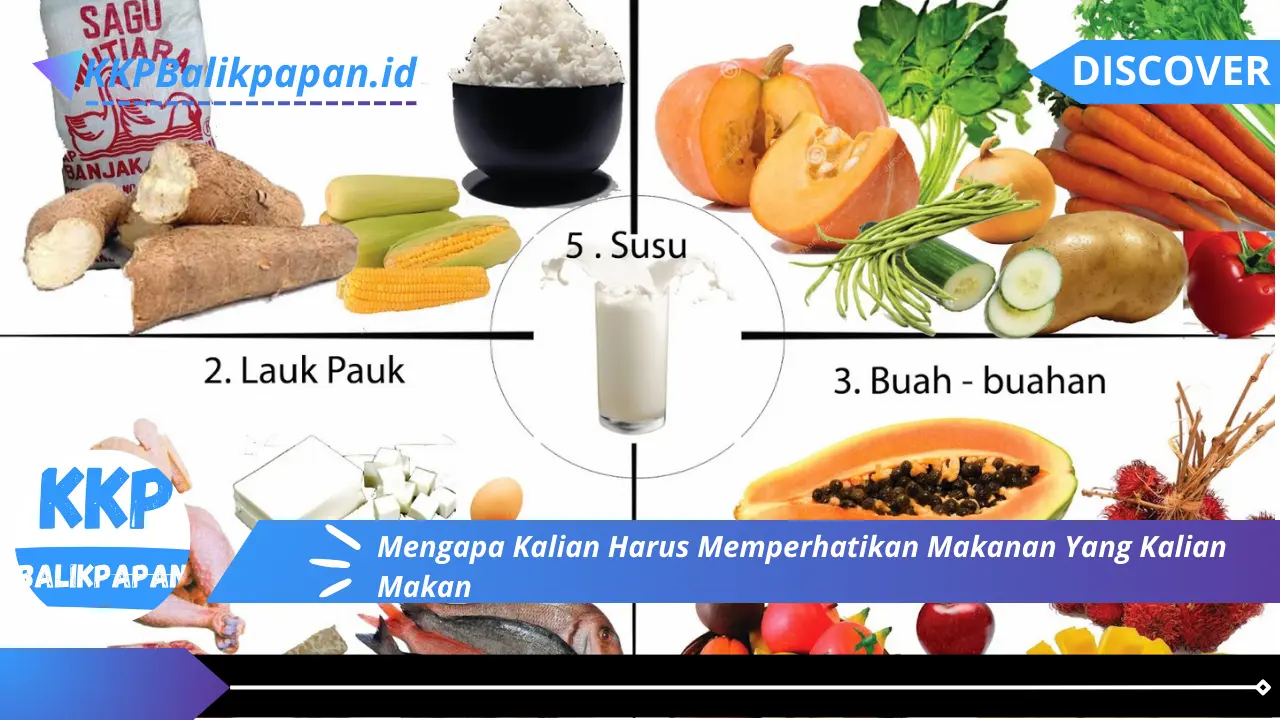 Mengapa Kalian Harus Memperhatikan Makanan Yang Kalian Makan