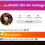 Bio IG Aesthetic