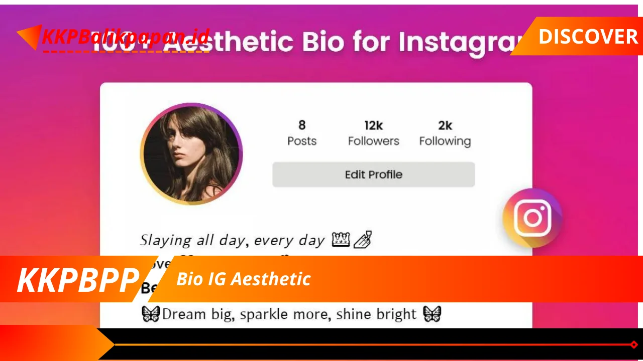 Bio IG Aesthetic